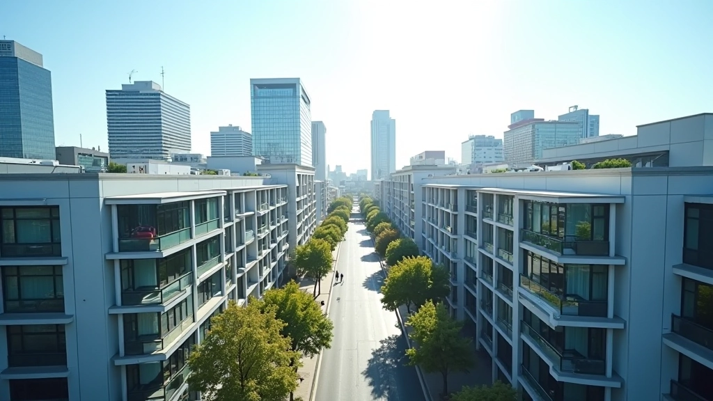 Centre d'affaires moderne à Montpellier avec bâtiments technologiques et économiques